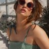 Green gingham dress - Image 3